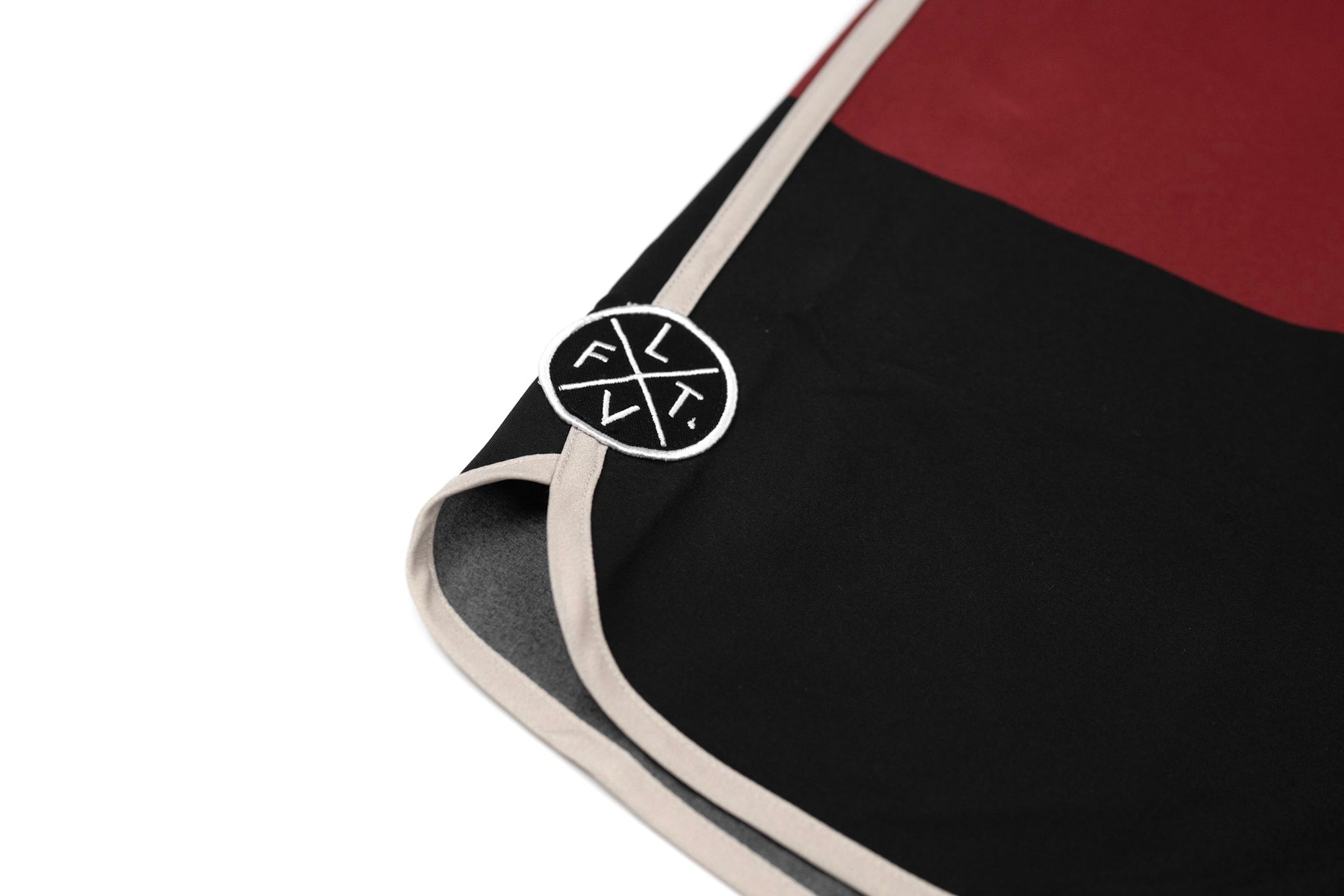 Signature Pro Boardshorts - Black / Maroon - Live Fit. Apparel