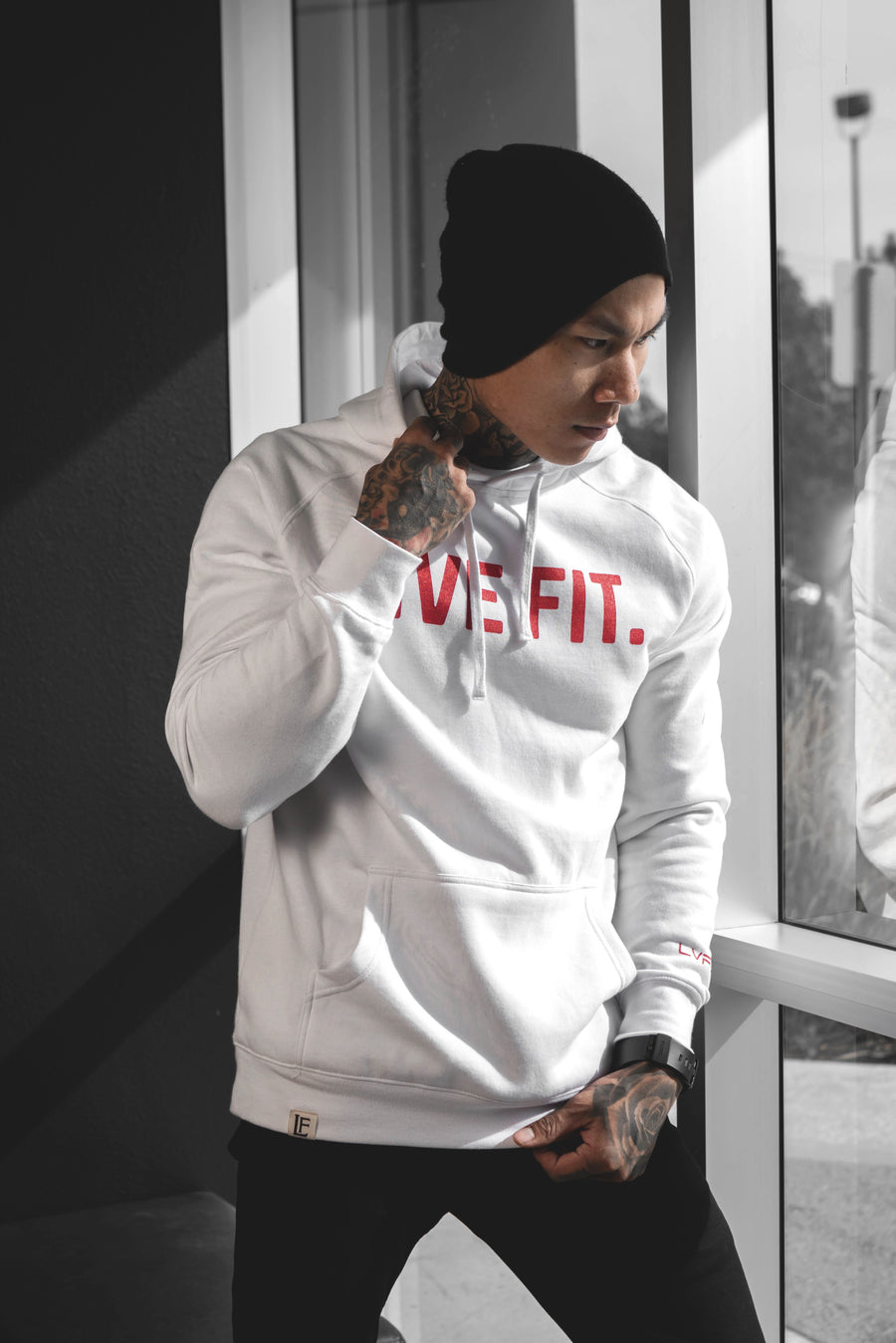 Lifestyle Hoodie v2 Black Live Fit Apparel LVFT Live Fit. Apparel