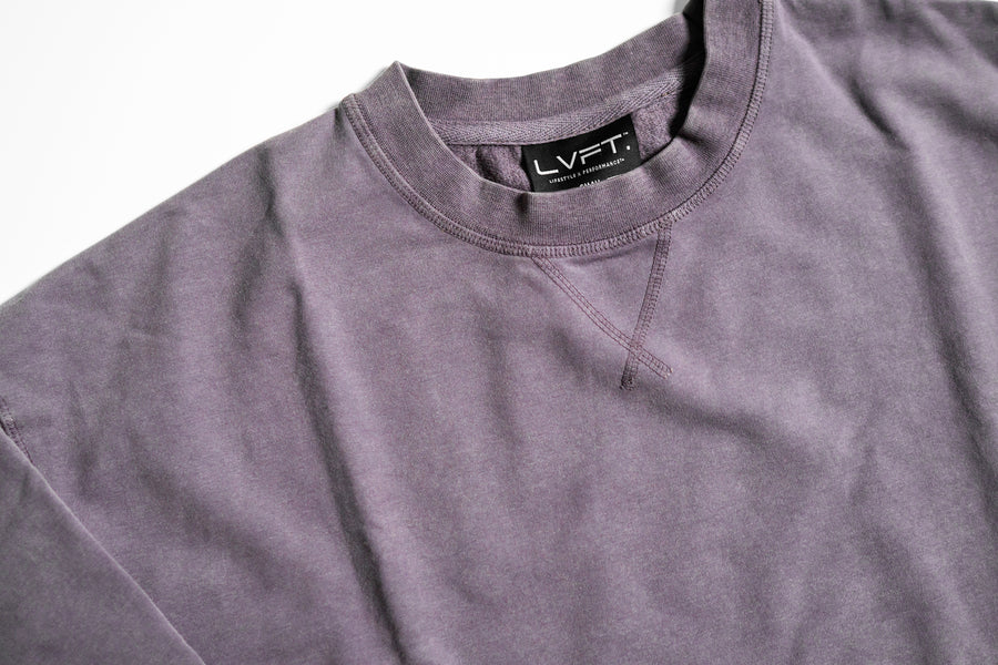 LxP Crop Crewneck - Zinc