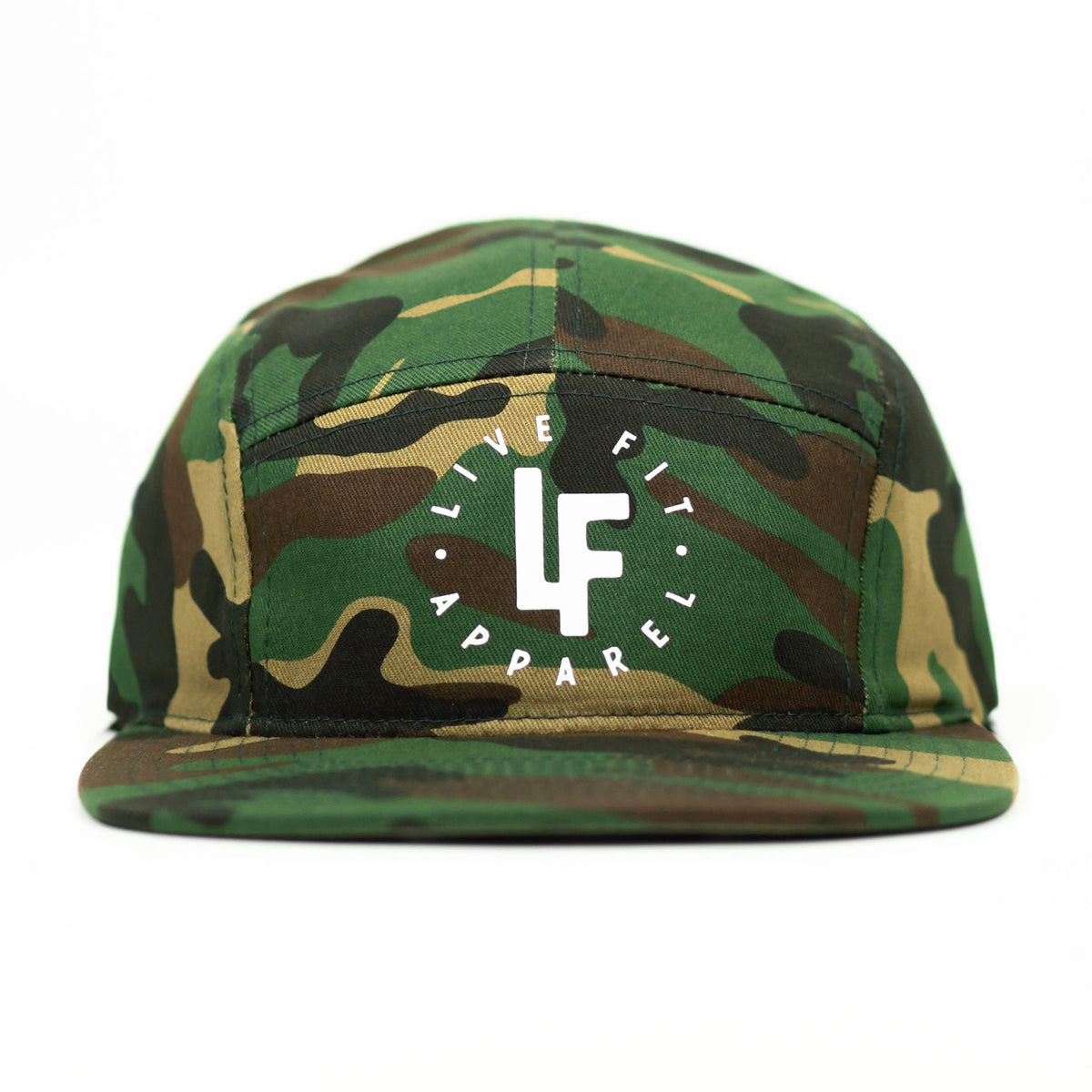 Spanner 5 Panel Cap - Green Camo