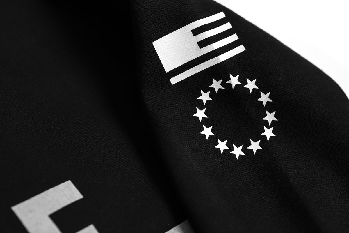 Crew Pullover Hoodie - Black