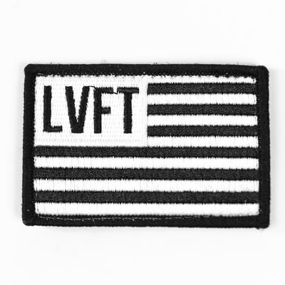 LVFT Flag Patch - Black / White