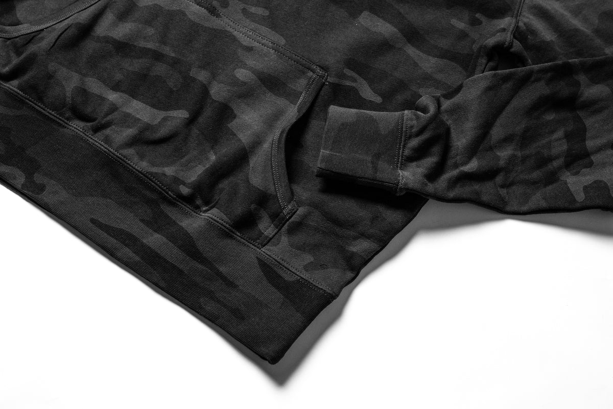 Impact Hoodie - Black Camo