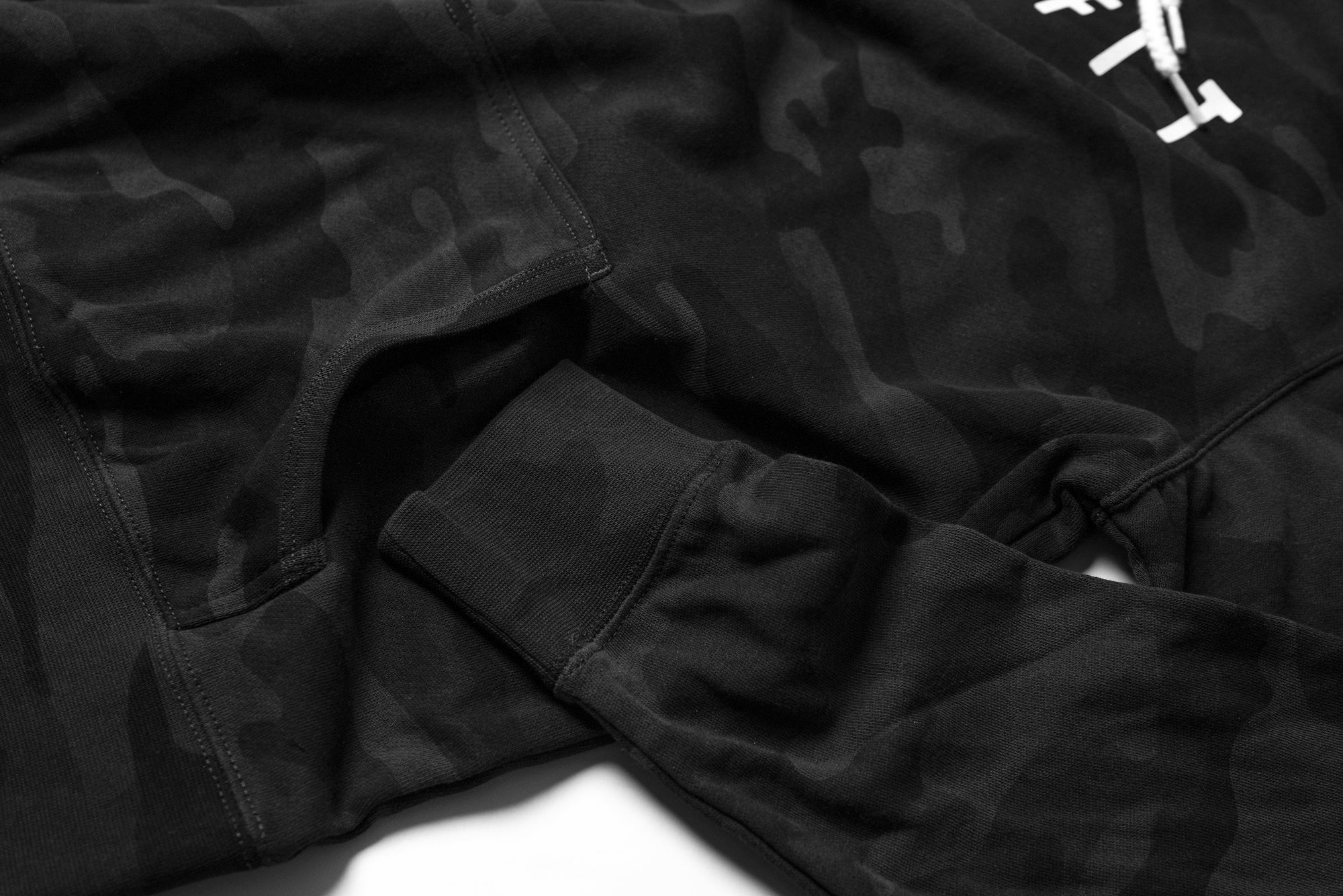 Impact Hoodie - Black Camo