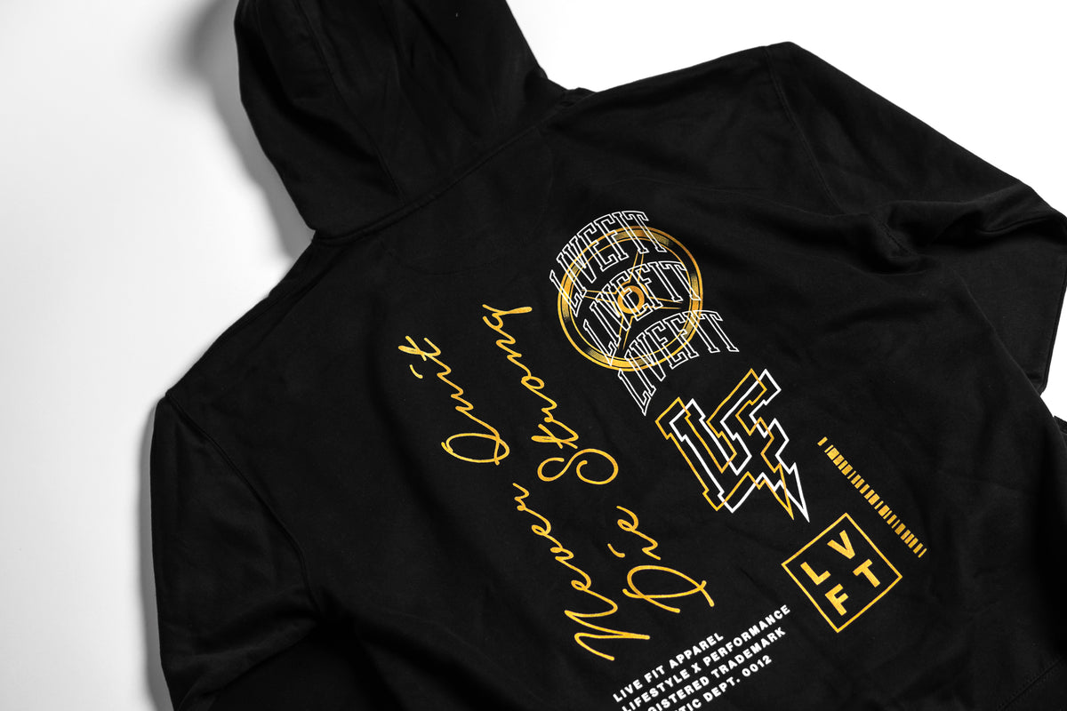 Trust The Iron Hoodie - Black