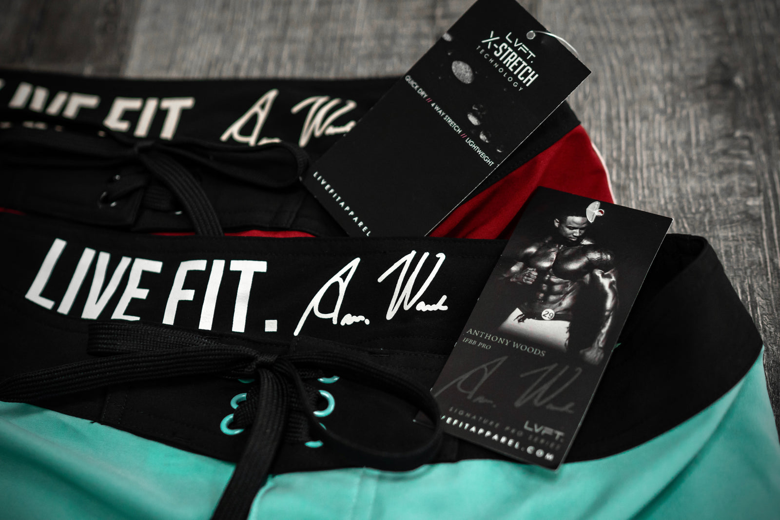 Signature Pro Boardshorts - Black / Maroon