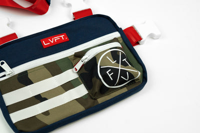 Chest Rig - Navy / Red / Camo