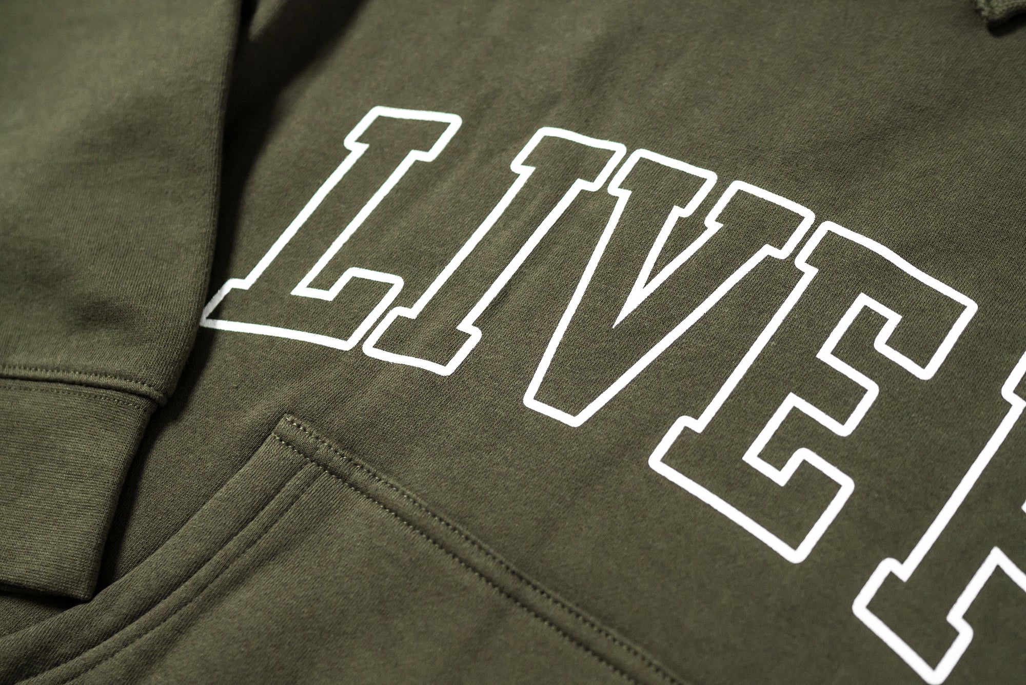 Letterman Hoodie - OD Green