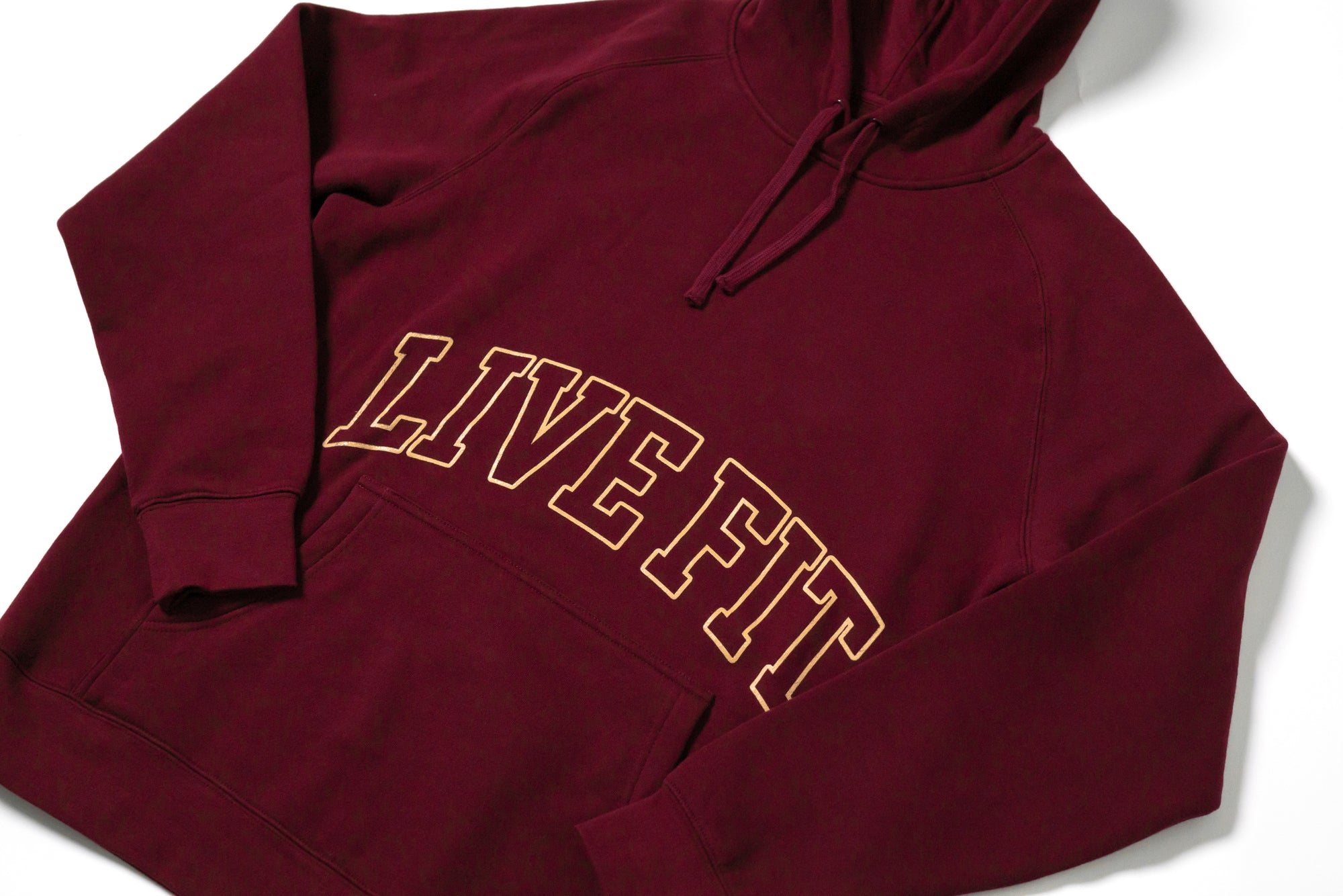 Letterman Hoodie - Maroon