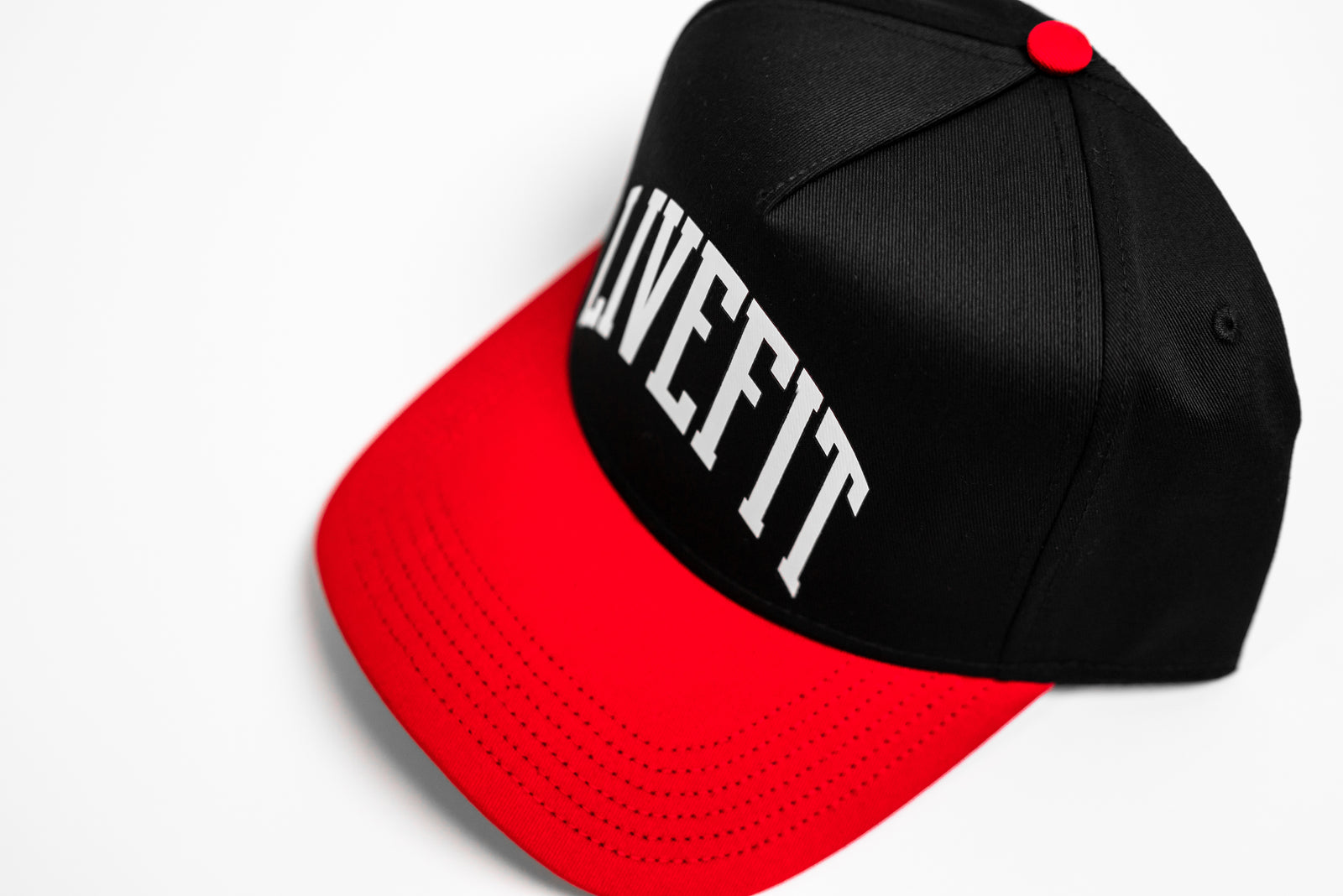 State 5 Panel Cap - Black Red