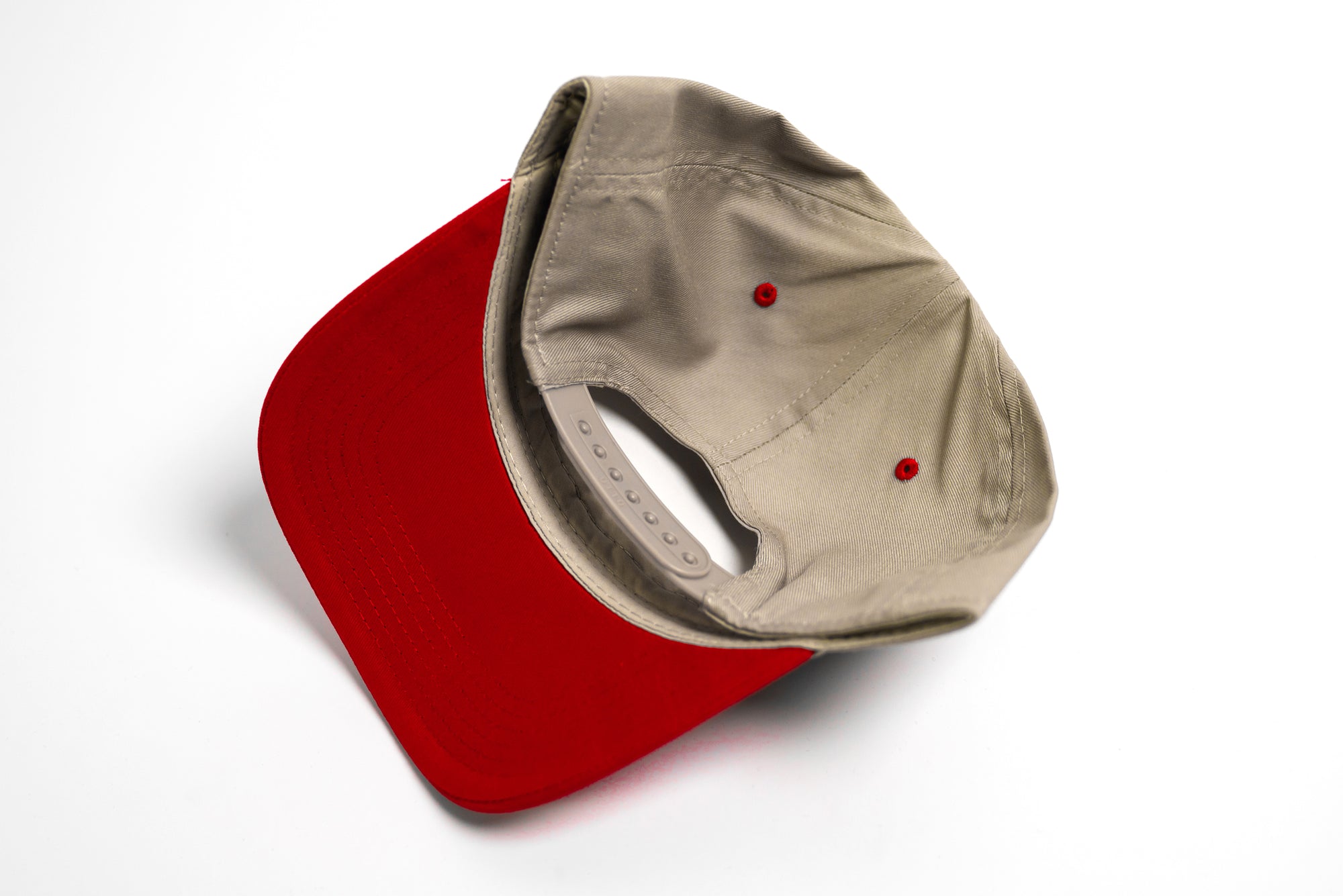 State 5 Panel Cap - Khaki Red