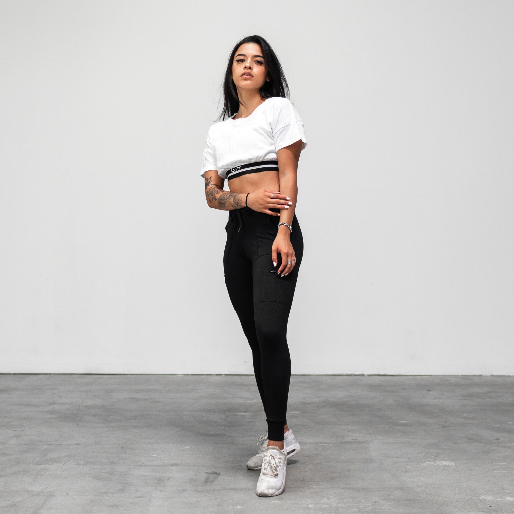 Donna Crop Tee - White