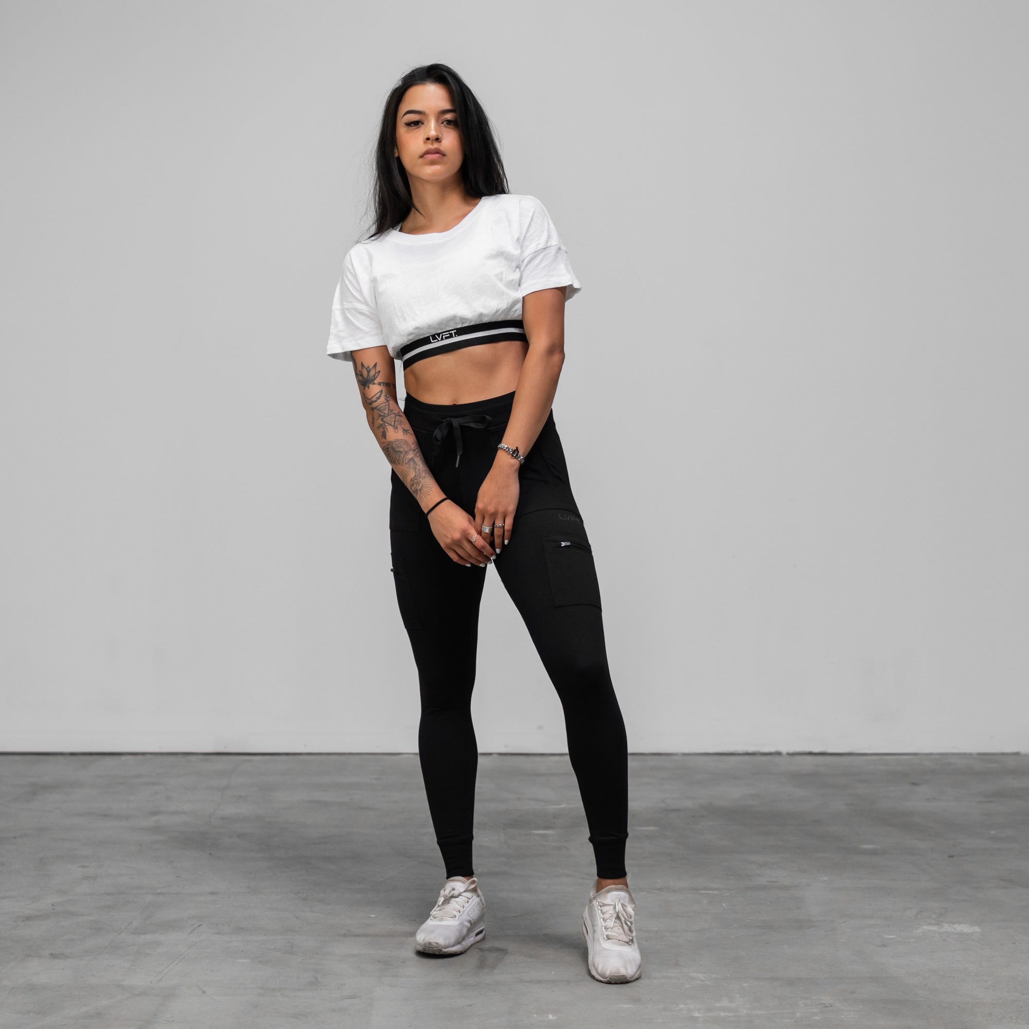 Donna Crop Tee - White