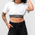 Donna Crop Tee - White