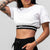 Donna Crop Tee - White