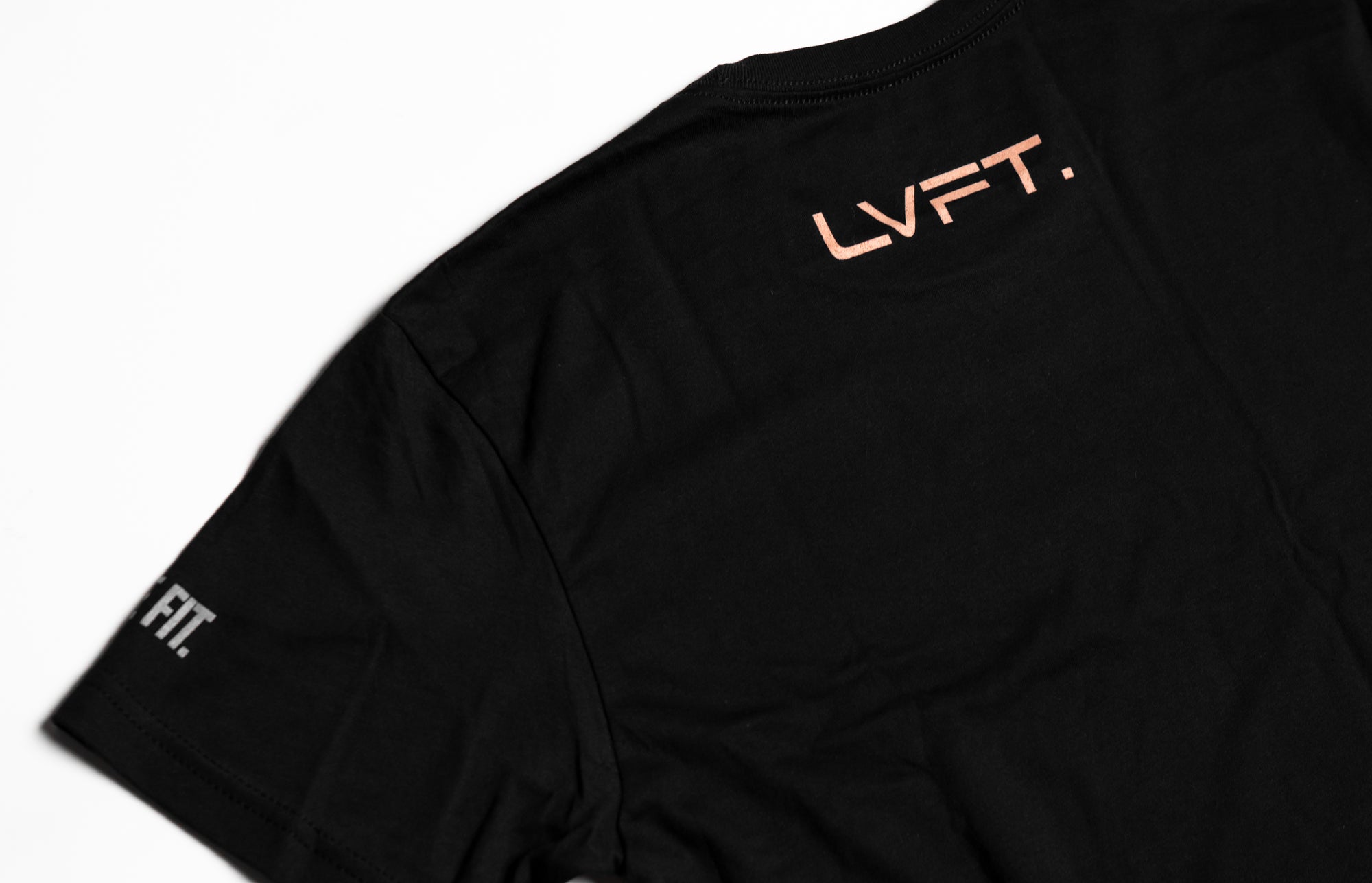 LVFT. Lifestyle Tee - Black/Peach