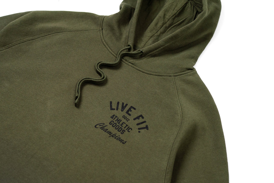 Athletic Goods Hoodie - Military Green