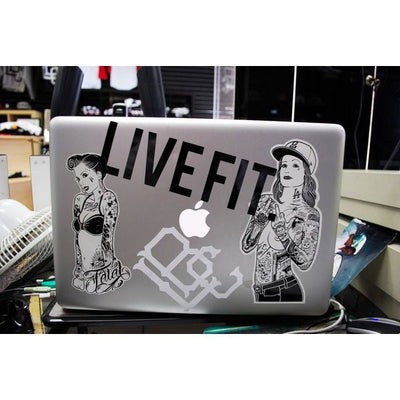 Live Fit Apparel LIVE FIT. Decal - LVFT