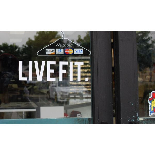 LIVE FIT. Decal | Live Fit Apparel | LVFT - Live Fit. Apparel