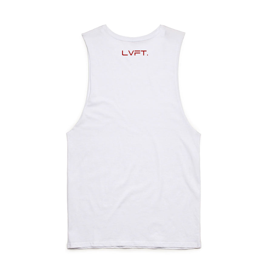 Die Strong Long Cut Off- White