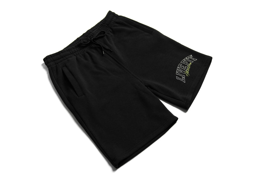 Viper City Sweat Shorts - Black/Yellow