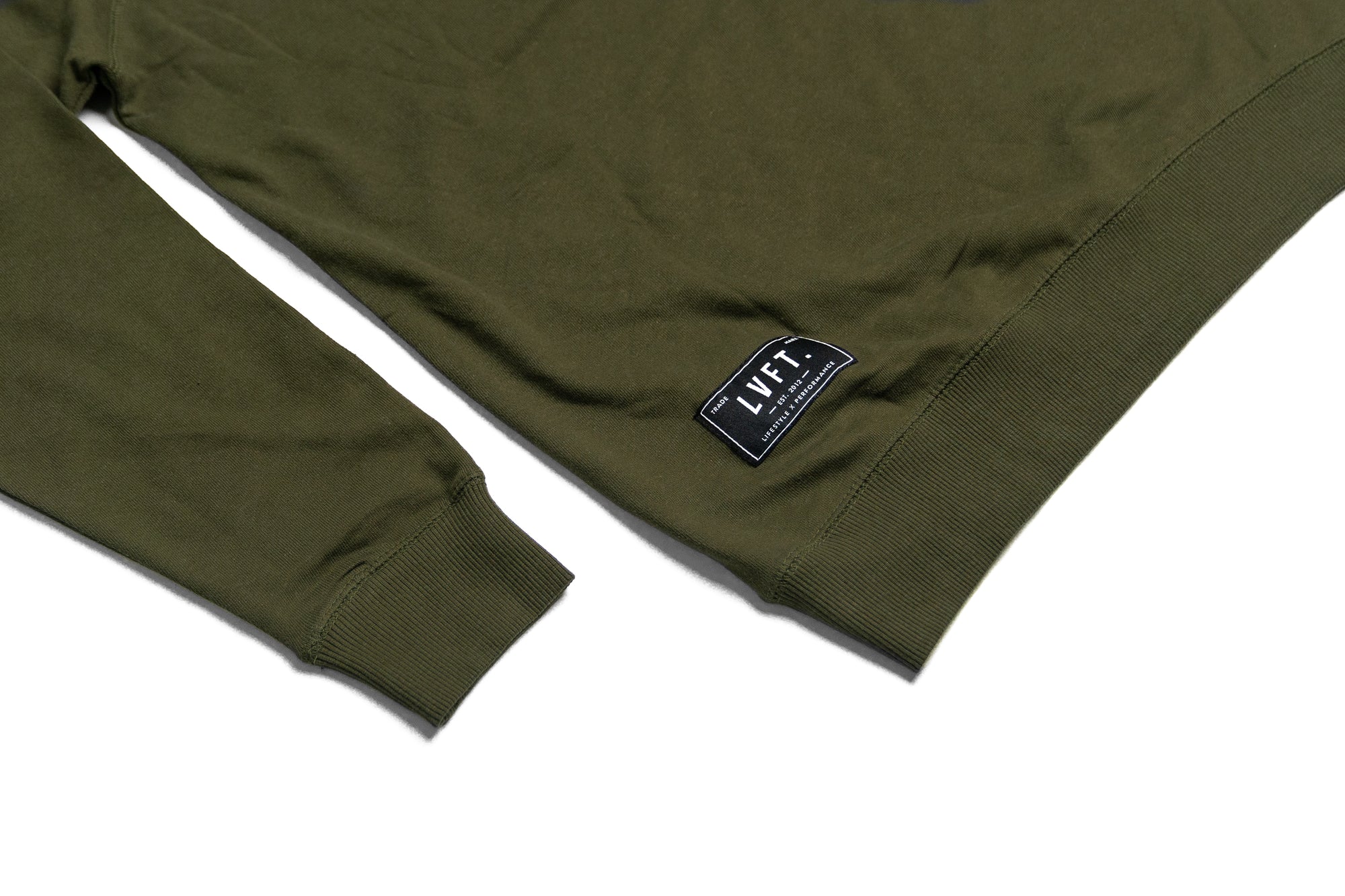 French Terry Crewneck - Army Green