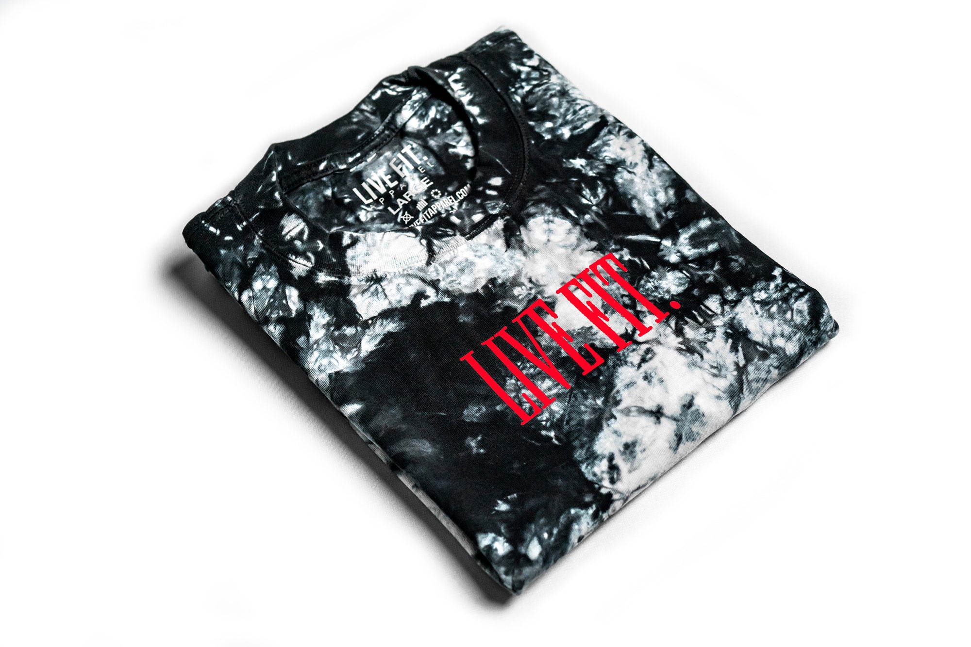 Offset Tie Dye Tee - Frostbite / Infrared