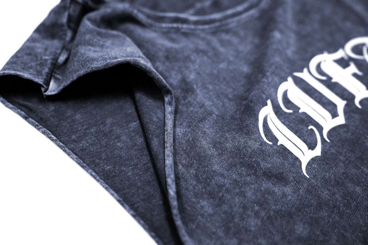 Gotham Scoop Neck Vintage Tank - Denim Stone