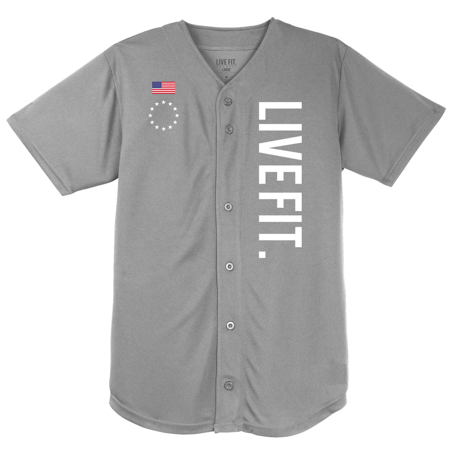 Athletics Baseball Jersey - Gold - Live Fit. Apparel