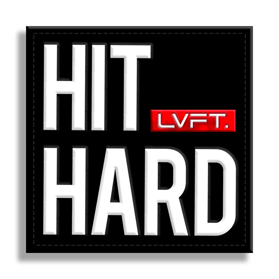 Hit Hard PVC Patch - 2.5&quot; x 2.5&quot;