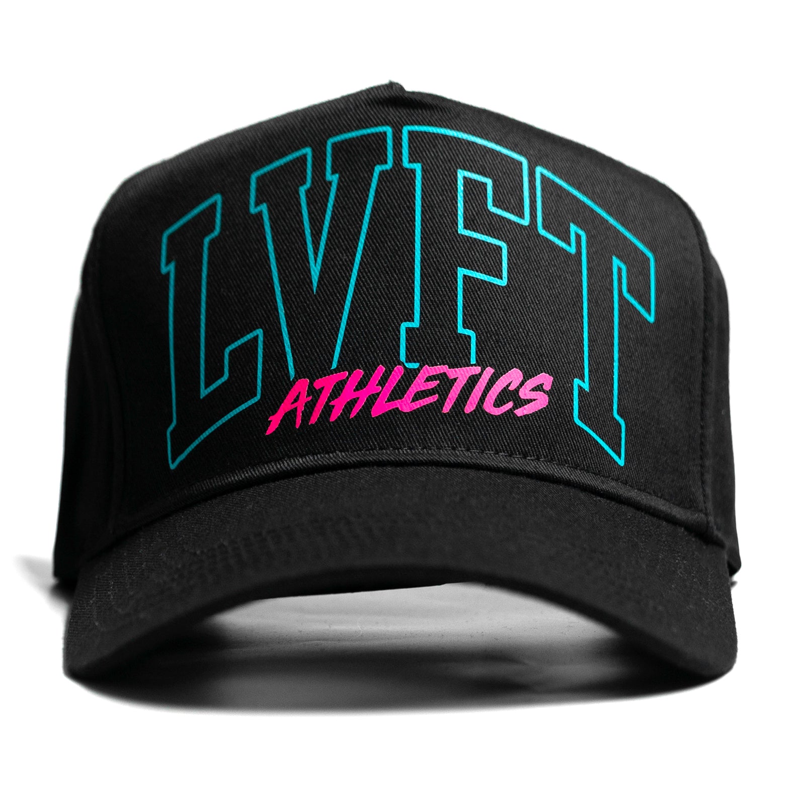 Lazer Cap - Teal/Pink