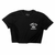 Athletic goods Crop Tee - Black/White