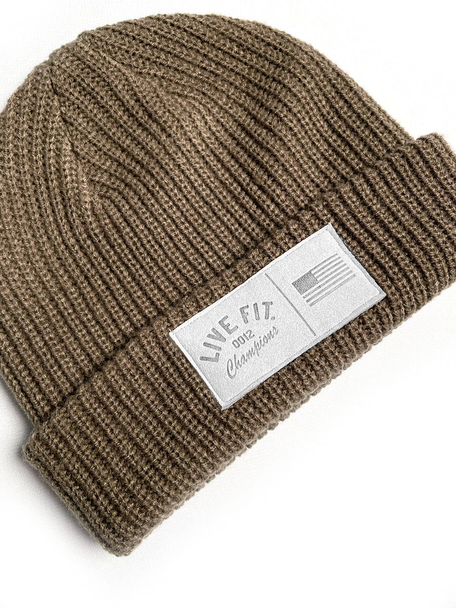 Champions Knit Beanie - Coffee