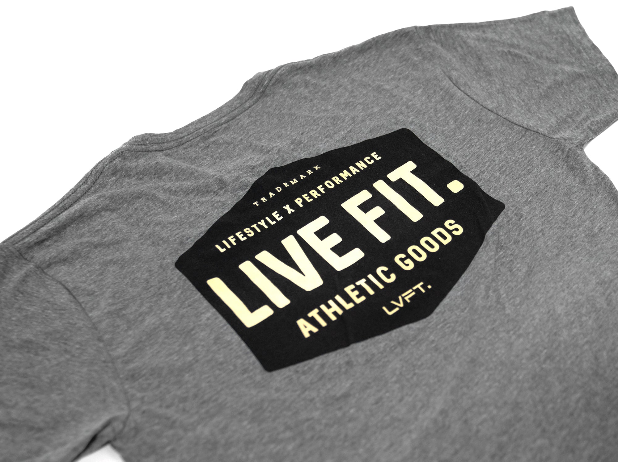 Work Badge Tee - Heather Grey