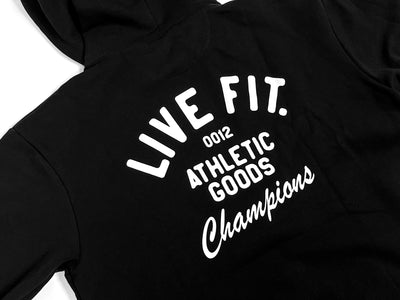Athletic Goods Zip-Up - Black