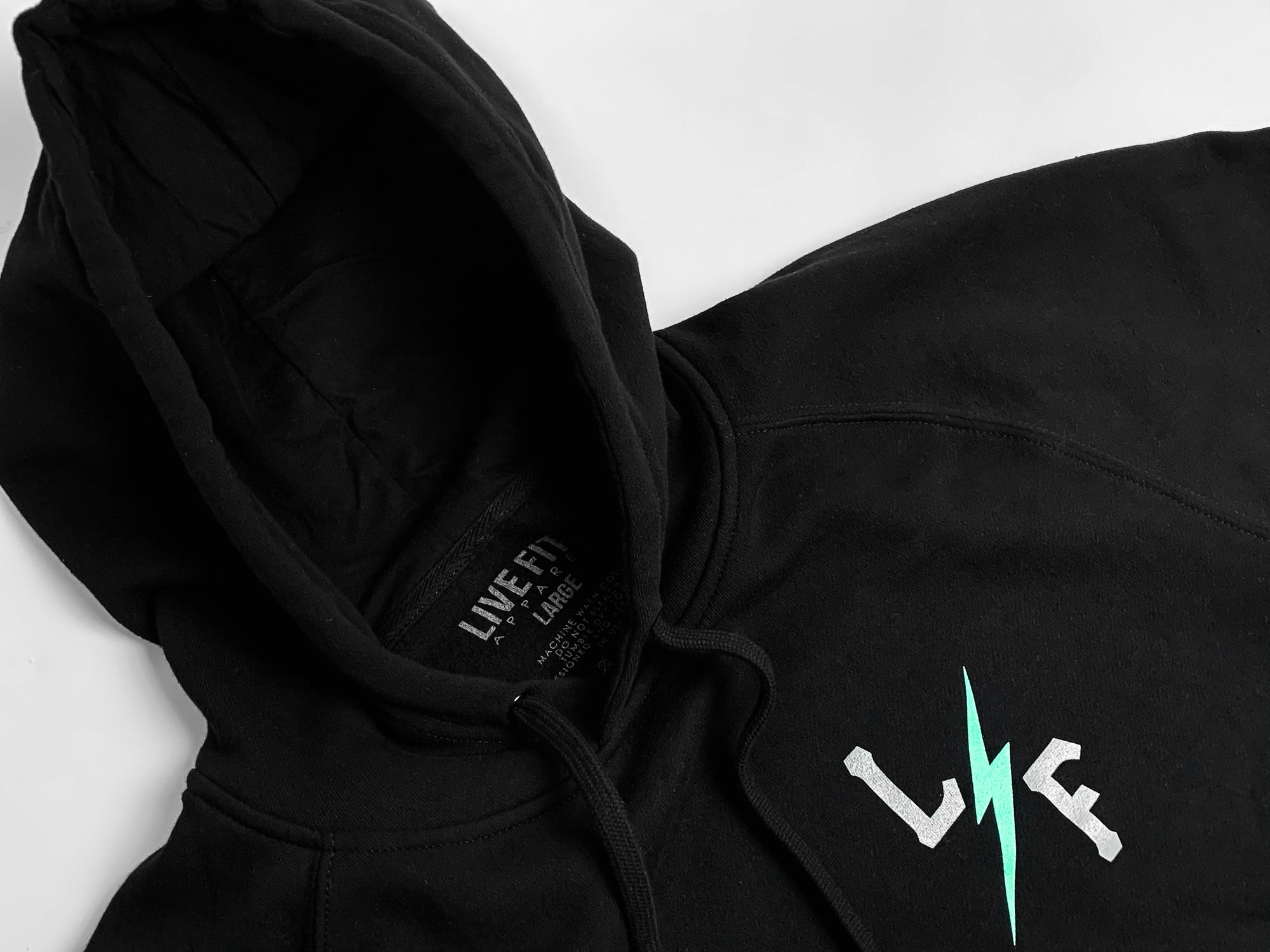 Classic Live Fit Hoodie Black Live Fit Apparel LVFT Live