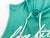 Strike Crop Sleeveless Hoodie - Teal