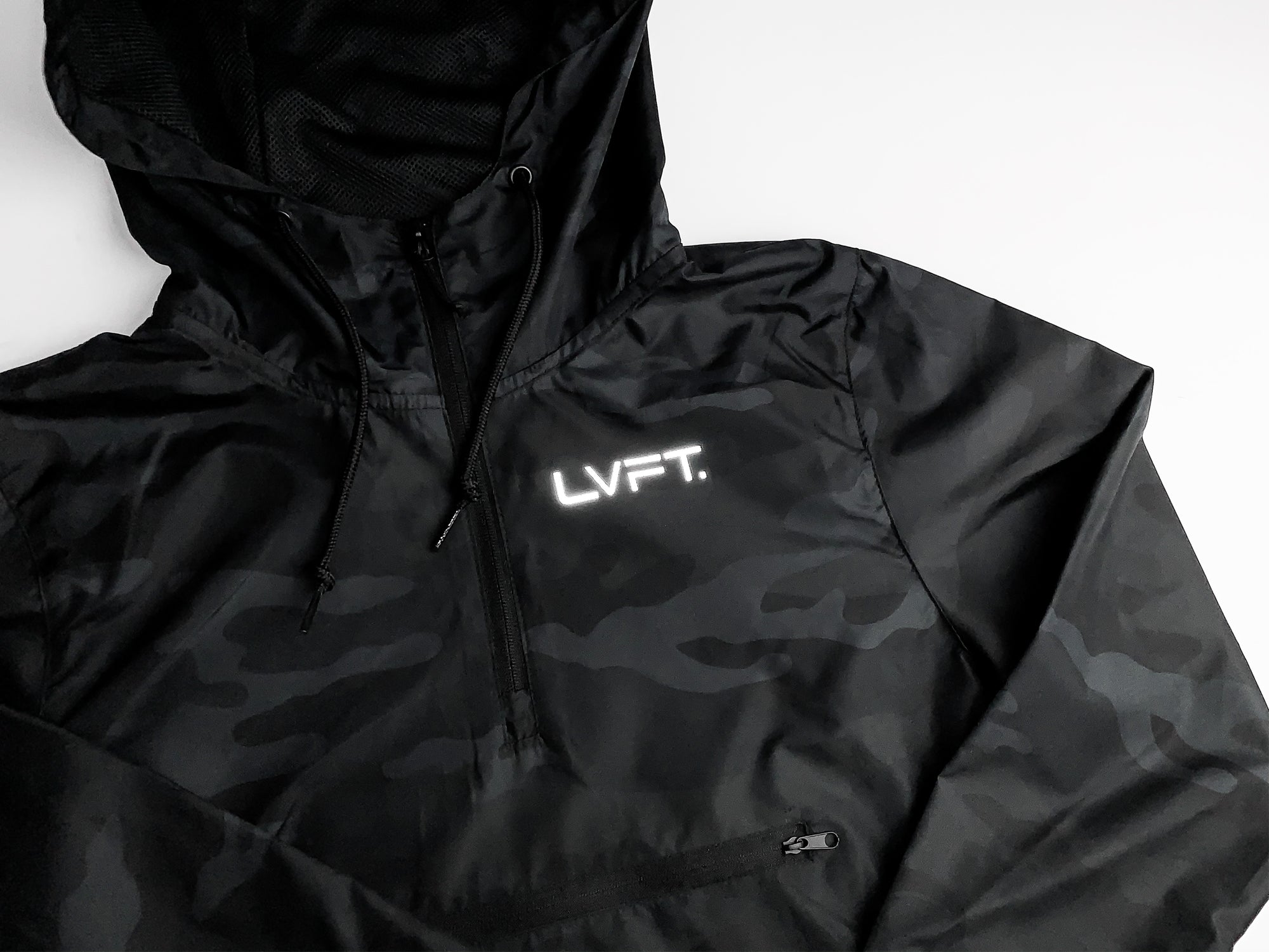 Camo Windbreaker - Black Camo