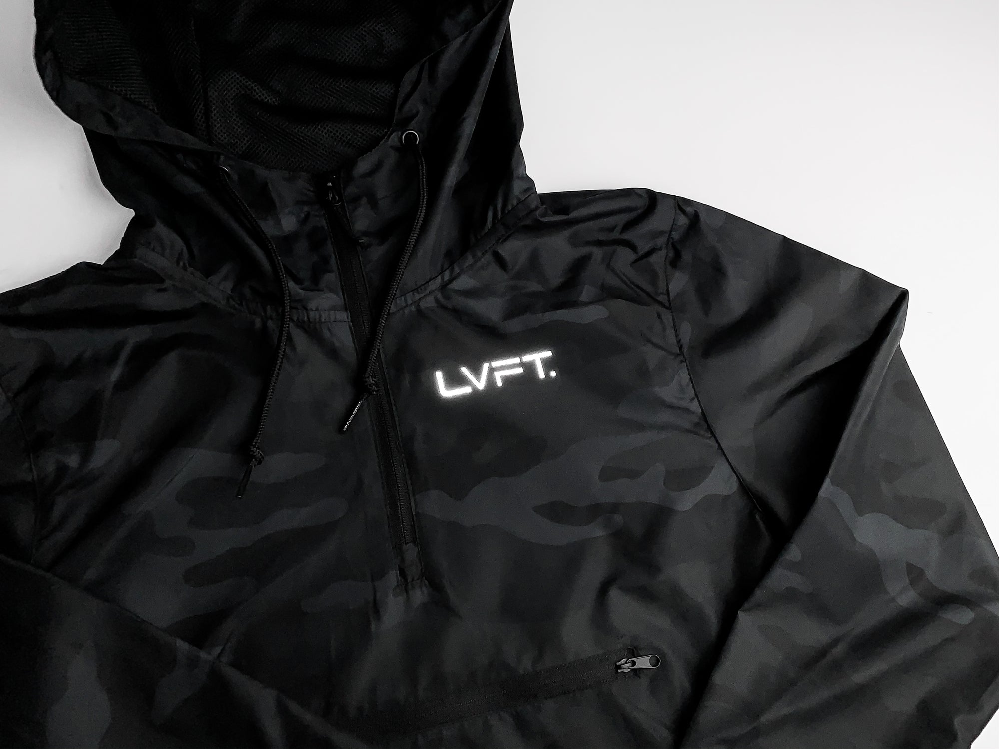 Camo Windbreaker - Black Camo