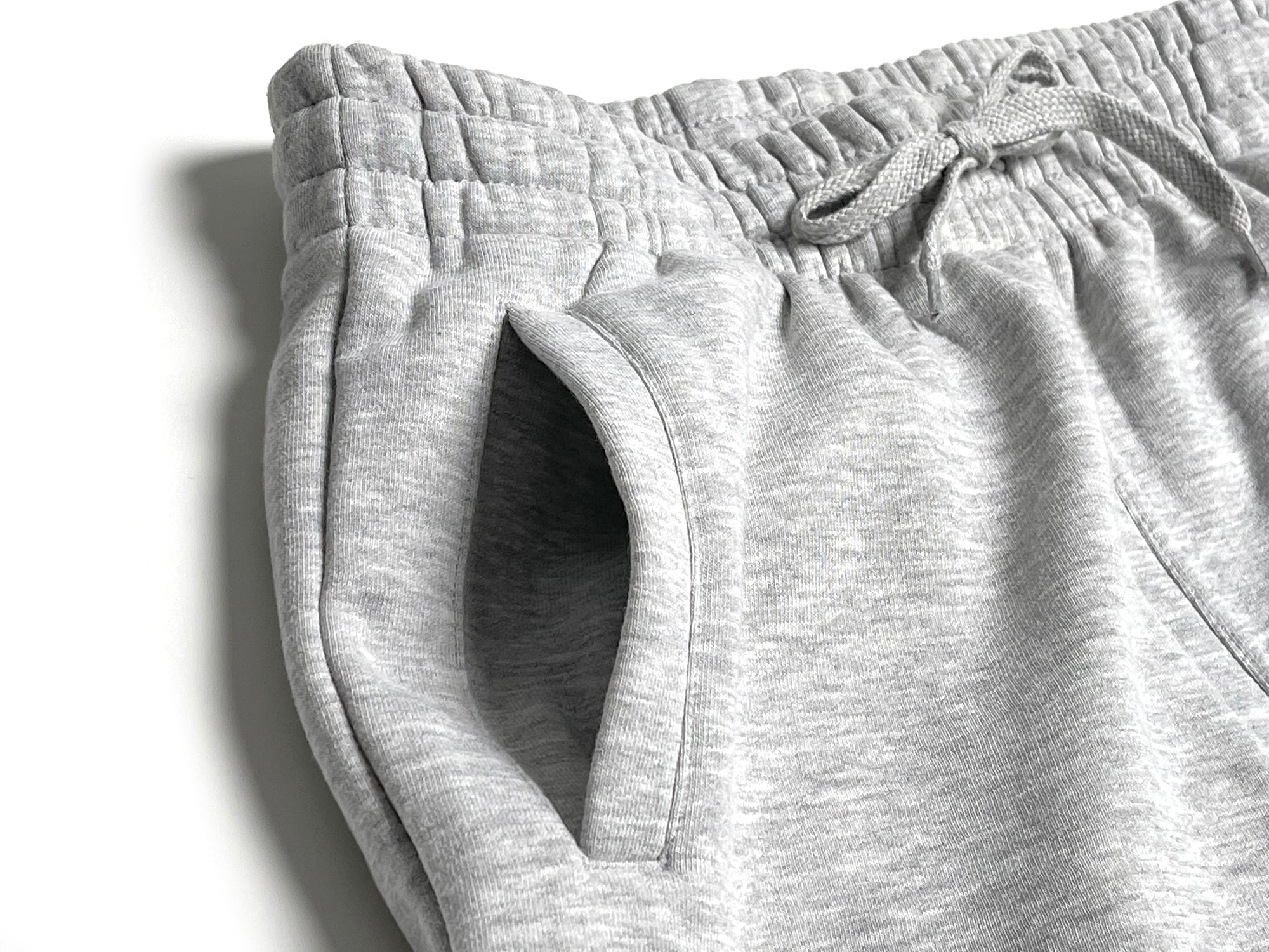 Trademark Fleece Shorts- Heather Grey