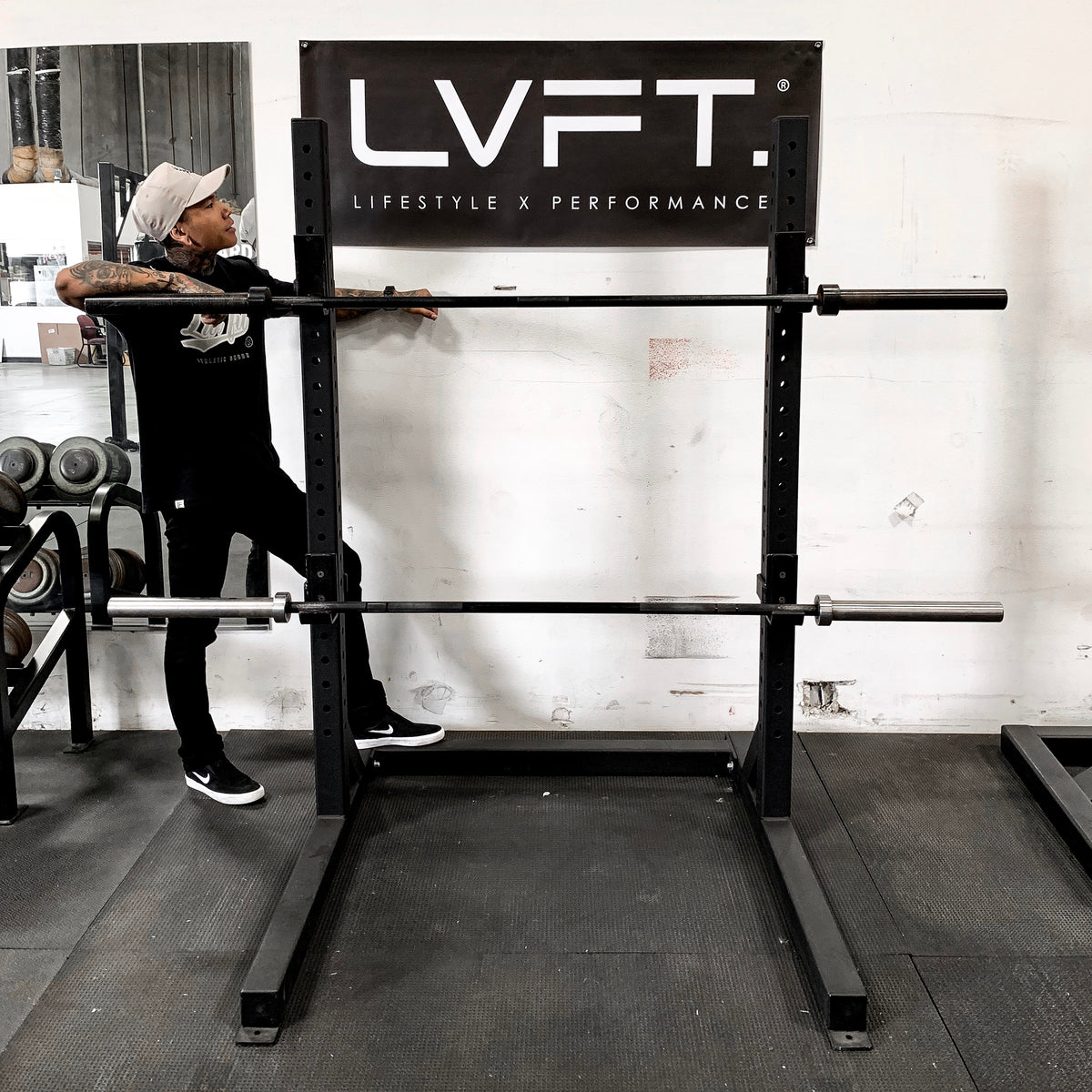 Live Fit Apparel LVFT Vinyl Banner - Black - LVFT 