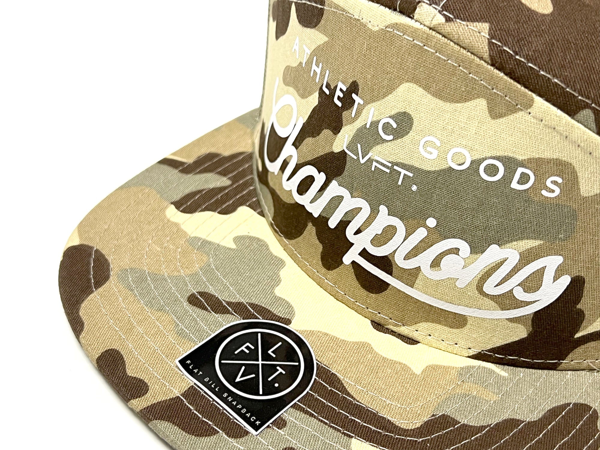 Champions 7 Panel Trucker Snapback -Desert Camo