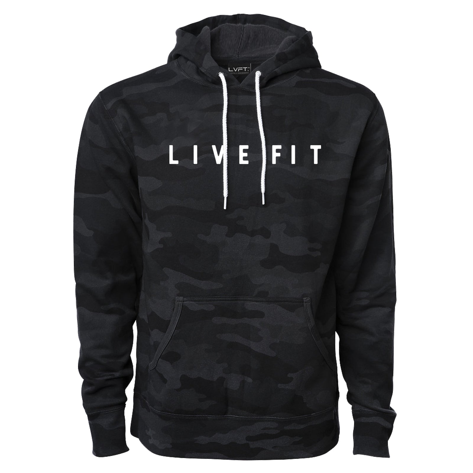 Impact Hoodie - Black Camo