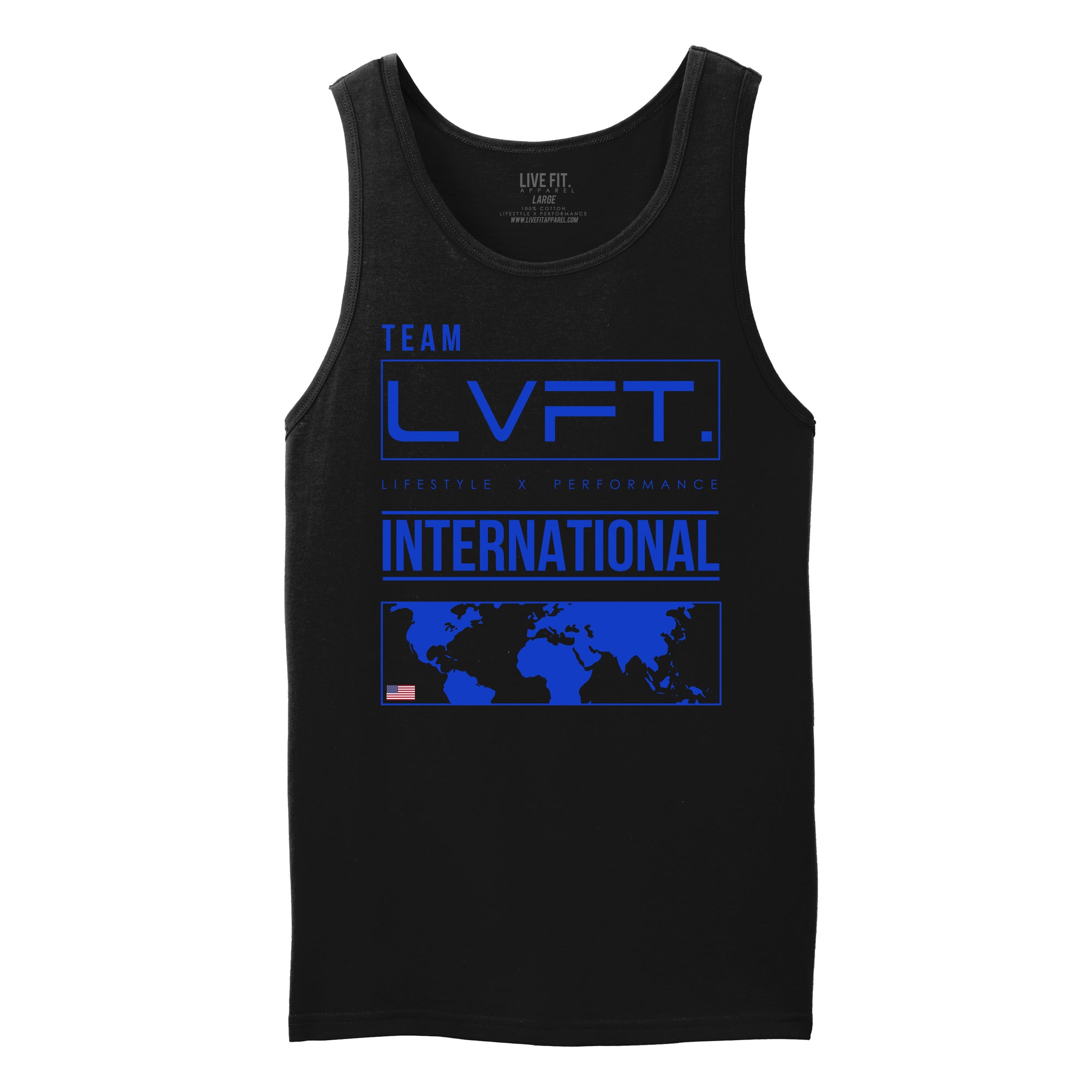 International Tank - Black/Blue