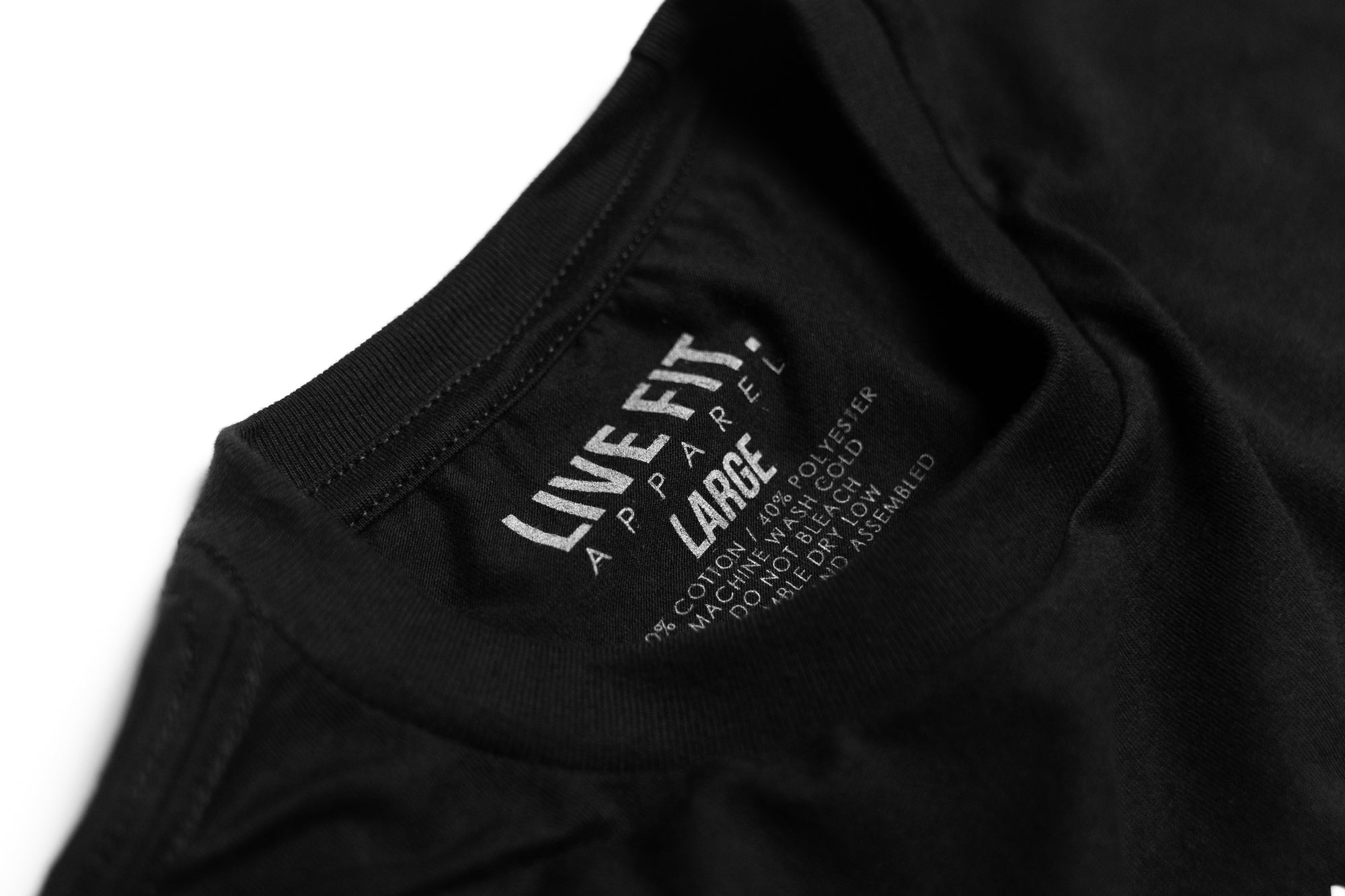 Iron Athletics Tee - Black/Dark Grey