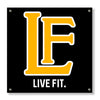 Live Fit Apparel LF Classic Banner - Black/Gold - LVFT