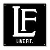 Live Fit Apparel LF Classic Banner - Black/White - LVFT
