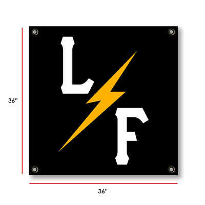 Live Fit Apparel L/F Bolt Banner - LVFT