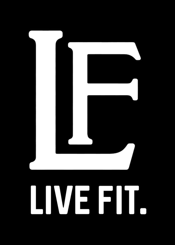 Lfm Sticker LF Sticker - Black | Live Fit Apparel | LVFT - Live Fit. Apparel