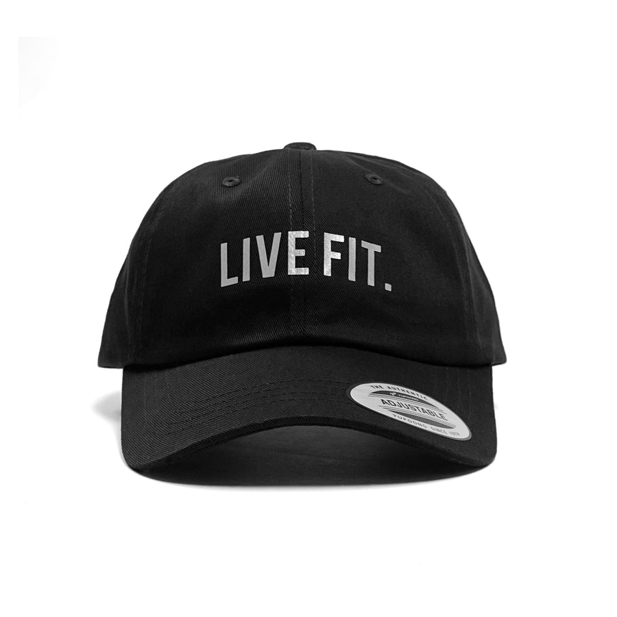 LF Classic Cap - Black / White, Live Fit Apparel